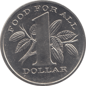 1969 1 DOLLAR TINIDAD AND TOBAGO - WORLD COINS - Cambridgeshire Coins