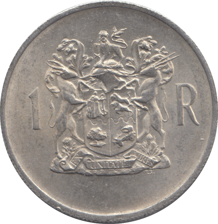 1969 1 RAND SOUTH AFRICA - WORLD COINS - Cambridgeshire Coins
