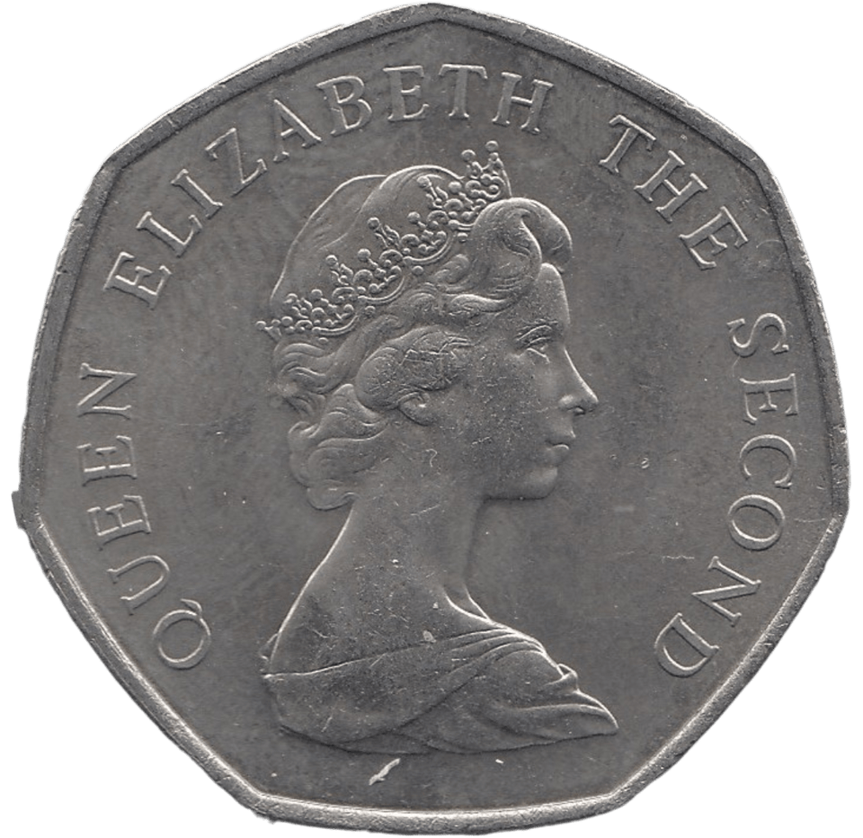 1969 BAILIWICK OF JERSEY LARGE 50P - 50P REGIONAL ISSUES - Cambridgeshire Coins