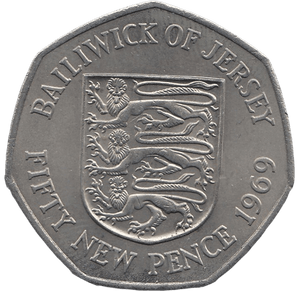 1969 BAILIWICK OF JERSEY LARGE 50P - 50P REGIONAL ISSUES - Cambridgeshire Coins