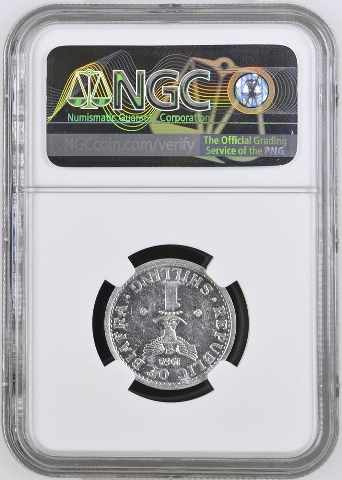 1969 BIAFRA ONE SHILLING MS61 - NGC SILVER COINS - Cambridgeshire Coins