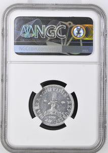 1969 BIAFRA ONE SHILLING MS62 REF 2 - NGC SILVER COINS - Cambridgeshire Coins