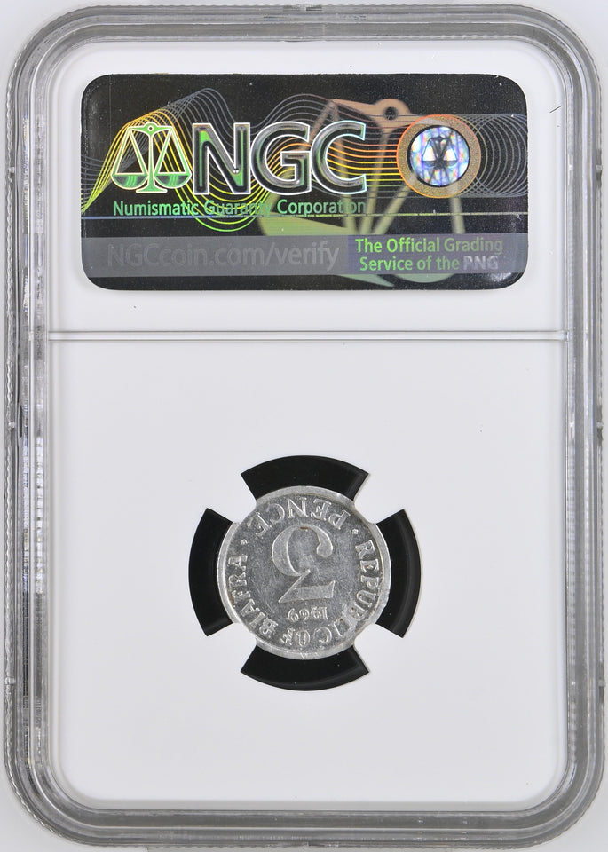 1969 BIAFRA THEEPRENCE MS61 - NGC SILVER COINS - Cambridgeshire Coins