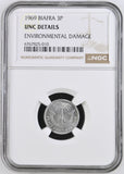 1969 BIAFRA THREEPENCE UNC DETAILS REF 1 - NGC SILVER COINS - Cambridgeshire Coins