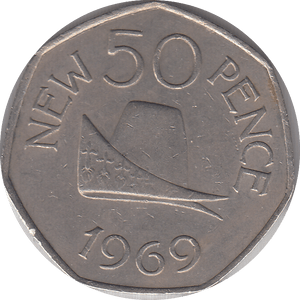 1969 CAP OF DUKE 50P - WORLD COINS - Cambridgeshire Coins