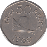 1969 CAP OF DUKE 50P - WORLD COINS - Cambridgeshire Coins
