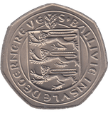 1969 CAP OF DUKE LARGE 50P BAILIWICK OF GUERNSEY REF-2 - 50P REGIONAL ISSUES - Cambridgeshire Coins
