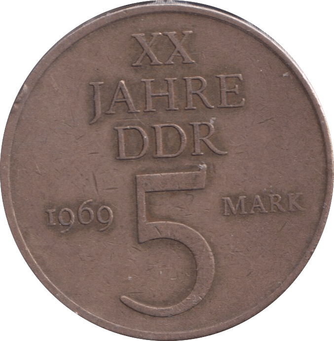 1969 COMMEMORATIVE 5 MARK GERMANY - WORLD COINS - Cambridgeshire Coins