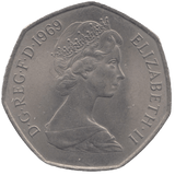 1969 FIFTY PENCE UK ( UNC ) - WORLD COINS - Cambridgeshire Coins