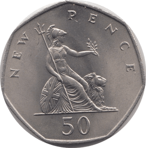1969 FIFTY PENCE - 50P CIRCULATED - Cambridgeshire Coins