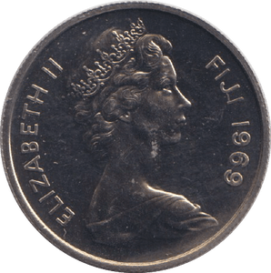 1969 FIVE CENTS - WORLD COINS - Cambridgeshire Coins