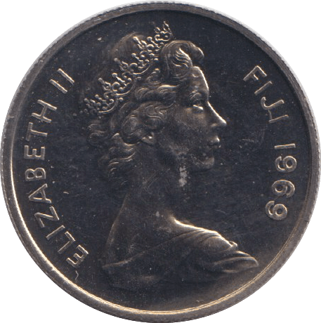1969 FIVE CENTS - WORLD COINS - Cambridgeshire Coins