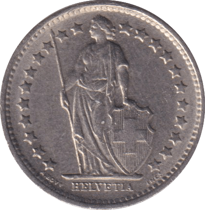 1969 FRANCE 1/2 FRANC - WORLD COINS - Cambridgeshire Coins