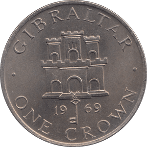 1969 GIBRALTAR CROWN - WORLD COINS - Cambridgeshire Coins