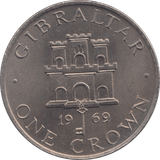 1969 GIBRALTAR CROWN - WORLD COINS - Cambridgeshire Coins