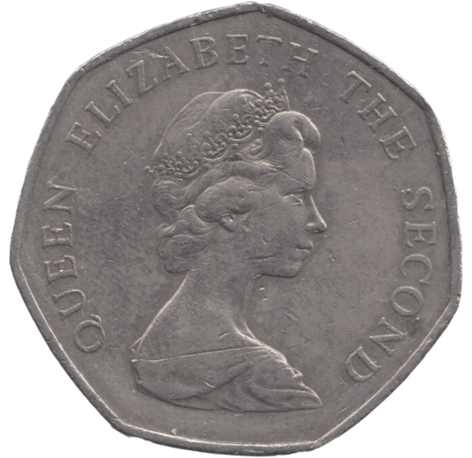 1969 JERSEY LARGE 50P - 50P REGIONAL ISSUES - Cambridgeshire Coins