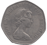 1969 JERSEY LARGE 50P - 50P REGIONAL ISSUES - Cambridgeshire Coins