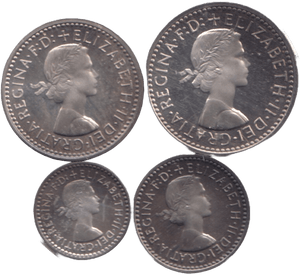 1969 MAUNDY SET ELIZABETH II - Maundy Set - Cambridgeshire Coins