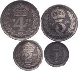 1969 MAUNDY SET ELIZABETH II - Maundy Set - Cambridgeshire Coins