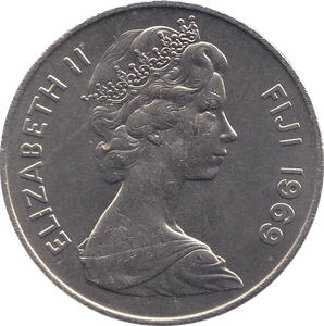 1969 ONE DOLLAR FIJI COIN - WORLD COINS - Cambridgeshire Coins