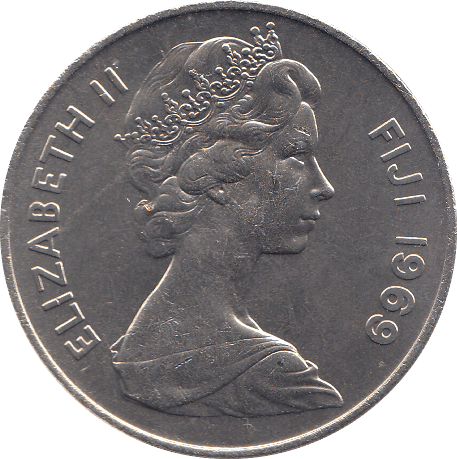 1969 ONE DOLLAR FIJI COIN - WORLD COINS - Cambridgeshire Coins