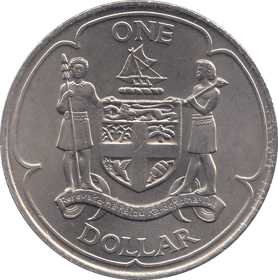 1969 ONE DOLLAR FIJI COIN - WORLD COINS - Cambridgeshire Coins