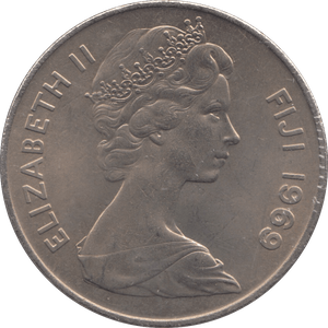 1969 ONE DOLLAR FIJI - WORLD COINS - Cambridgeshire Coins