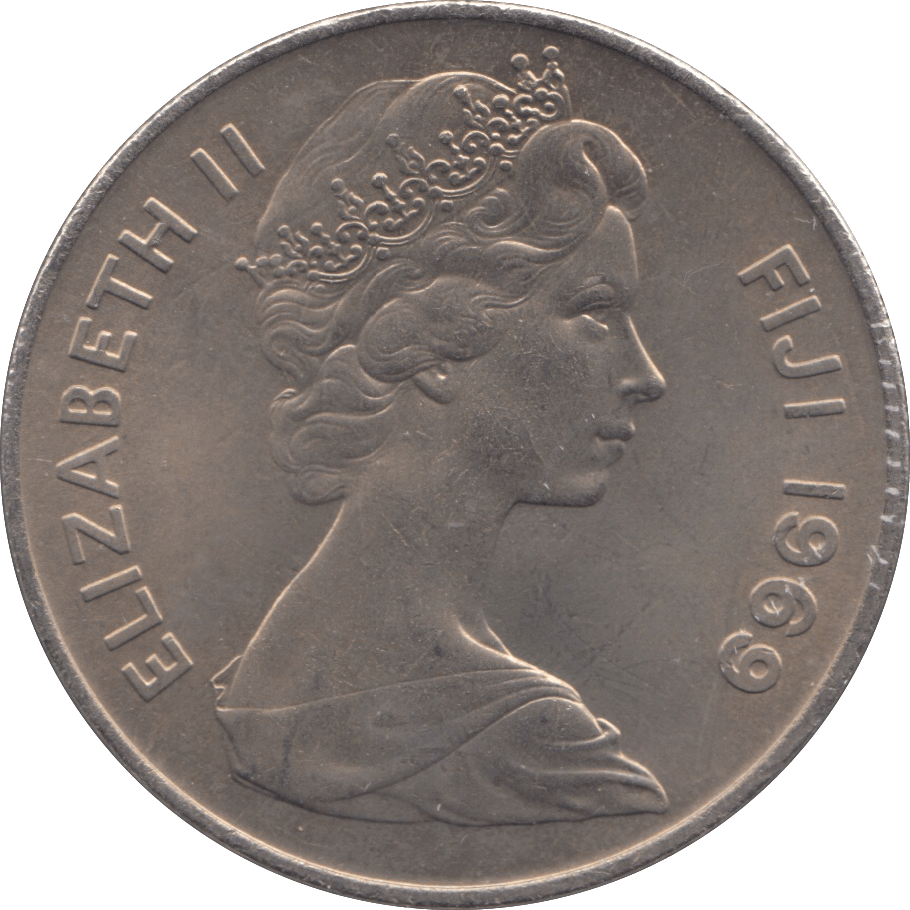 1969 ONE DOLLAR FIJI - WORLD COINS - Cambridgeshire Coins