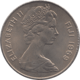 1969 ONE DOLLAR FIJI - WORLD COINS - Cambridgeshire Coins
