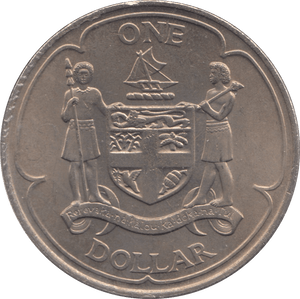 1969 ONE DOLLAR FIJI - WORLD COINS - Cambridgeshire Coins