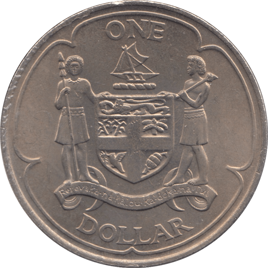 1969 ONE DOLLAR FIJI - WORLD COINS - Cambridgeshire Coins
