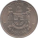 1969 ONE DOLLAR FIJI - WORLD COINS - Cambridgeshire Coins