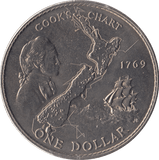 1969 ONE DOLLAR NEW ZEALAND - WORLD COINS - Cambridgeshire Coins