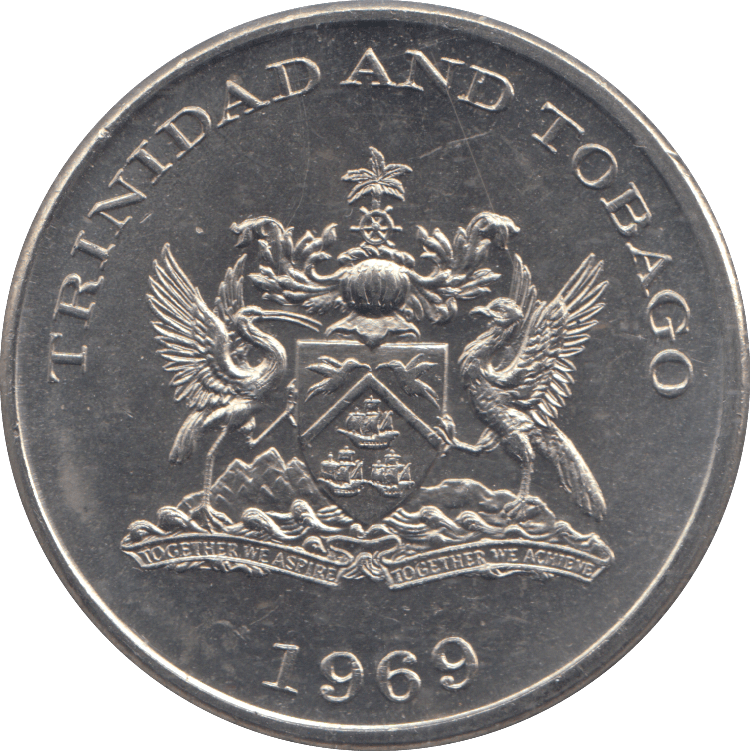 1969 ONE DOLLAR TRINIDAD AND TOBAGO - WORLD COINS - Cambridgeshire Coins