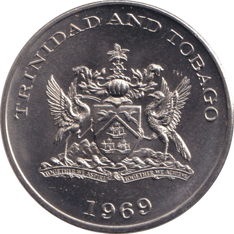 1969 ONE DOLLAR TRINIDAD AND TOBAGO - WORLD COINS - Cambridgeshire Coins