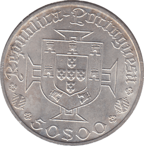 1969 PORTUGAL SILVER 50 ESCUDOS - WORLD COINS - Cambridgeshire Coins