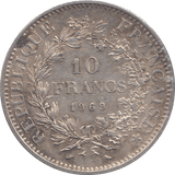 1969 SILVER 10 FRANCS FRANCE 3 - SILVER WORLD COINS - Cambridgeshire Coins