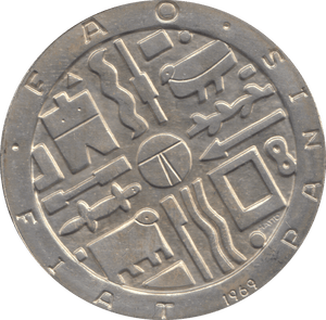 1969 SILVER 1000 PESOS URUGUAY - SILVER WORLD COINS - Cambridgeshire Coins