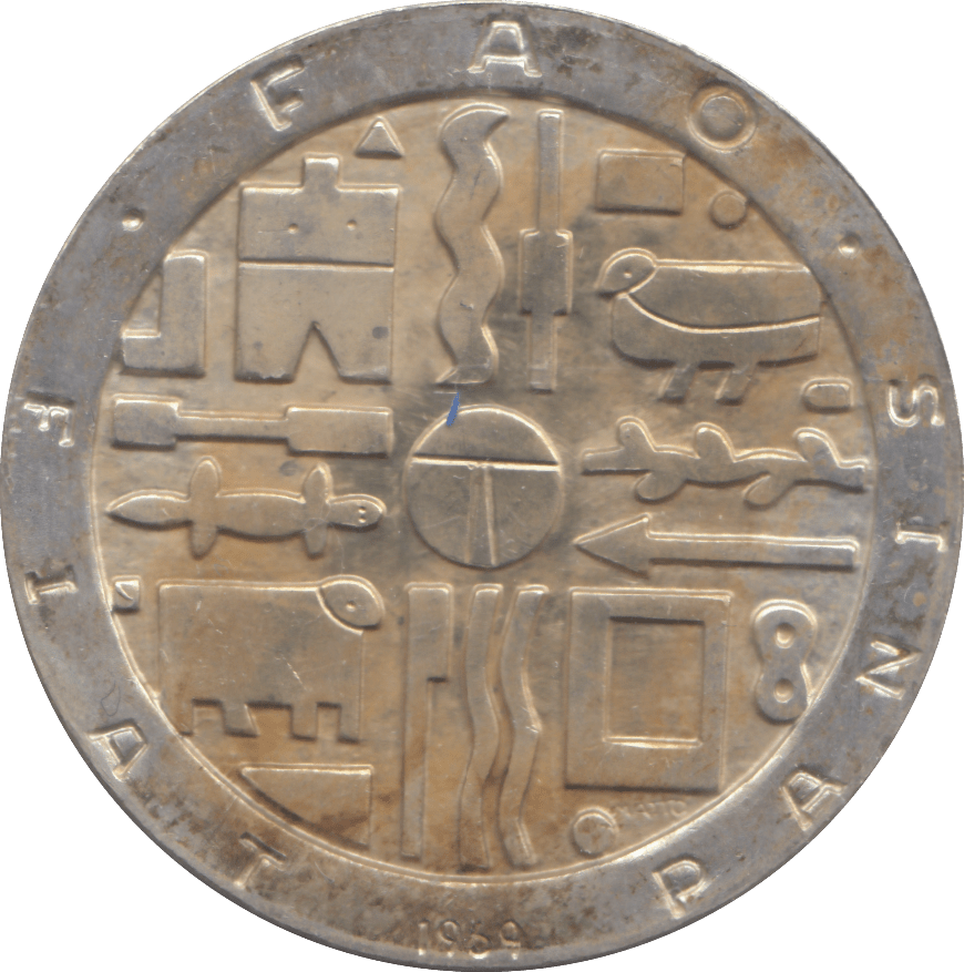 1969 SILVER 1000 PESOS URUGUAY - WORLD COINS - Cambridgeshire Coins