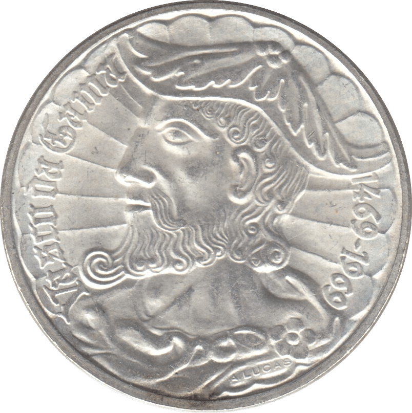 1969 SILVER 50 ESCUDOS PORTUGAL - SILVER WORLD COINS - Cambridgeshire Coins