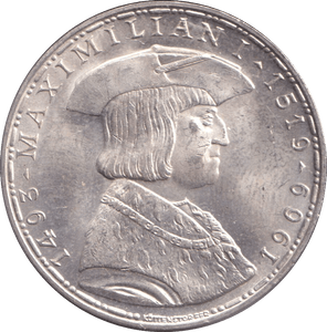 1969 SILVER 50 SCHILLING AUSTRIA - SILVER WORLD COINS - Cambridgeshire Coins