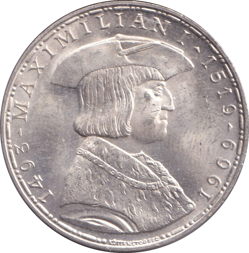 1969 SILVER 50 SCHILLING AUSTRIA - SILVER WORLD COINS - Cambridgeshire Coins