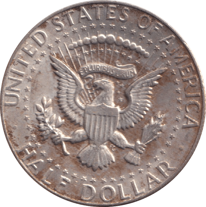 1969 SILVER HALF DOLLAR USA - SILVER WORLD COINS - Cambridgeshire Coins