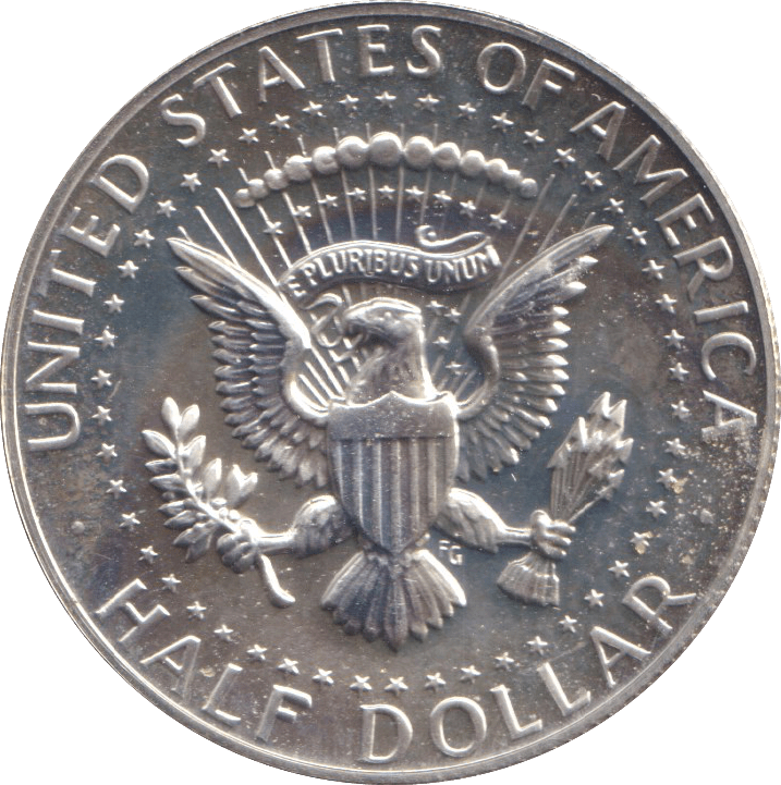 1969 SILVER HALF DOLLAR USA - SILVER WORLD COINS - Cambridgeshire Coins
