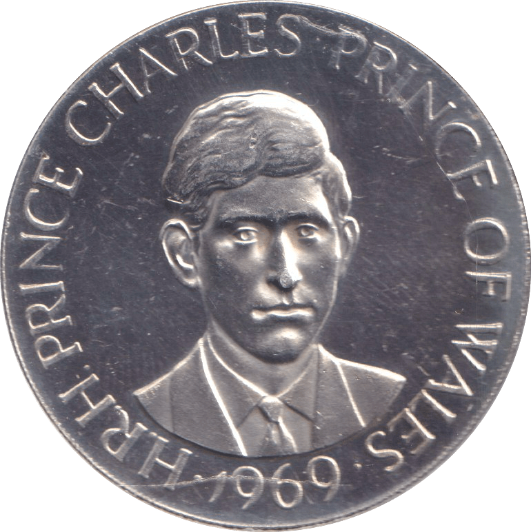 1969 SILVER MEDALLION KING CHARLES III - MEDALS & MEDALLIONS - Cambridgeshire Coins