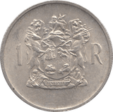 1969 SILVER ONE RAND SOUTH AFRICA - SILVER WORLD COINS - Cambridgeshire Coins