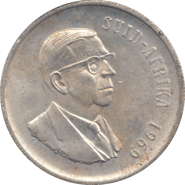 1969 SOUTH AFRICA 1 RAND - WORLD COINS - Cambridgeshire Coins