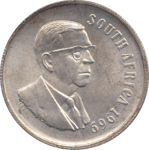 1969 SOUTH AFRICA 1 RAND - WORLD COINS - Cambridgeshire Coins