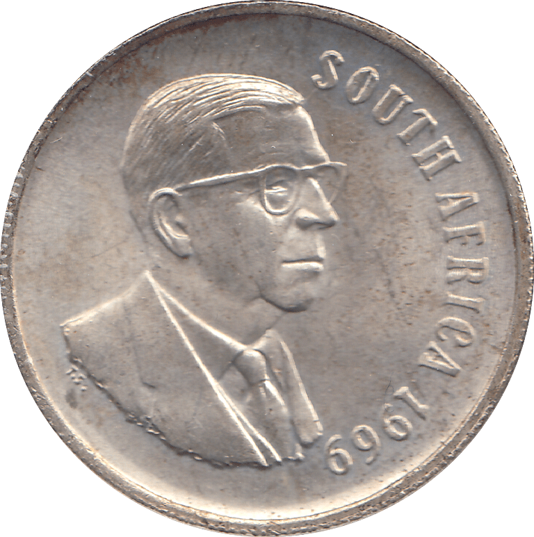 1969 SOUTH AFRICA 1 RAND - WORLD COINS - Cambridgeshire Coins