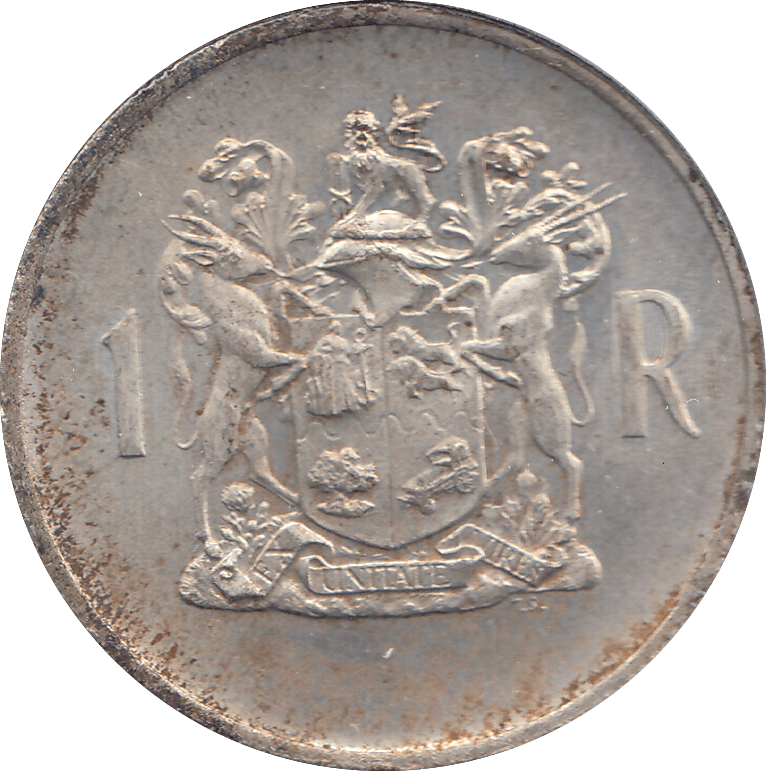 1969 SOUTH AFRICA 1 RAND - WORLD COINS - Cambridgeshire Coins